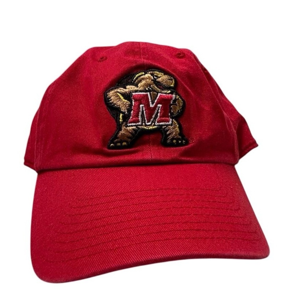 Maryland Terrapins Unisex Red Adjustable Baseball‎ Cap by '47